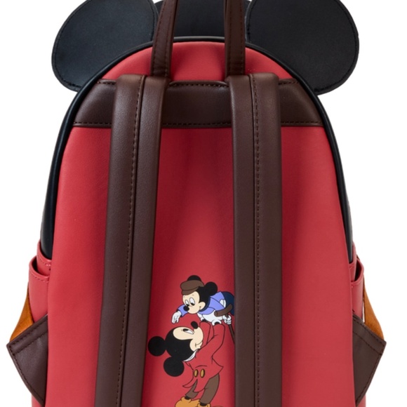 NWT Mickey Mouse Bob Crachit Christmas Carol Mini Backpack - Picture 3 of 4